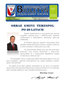 Biuletyn Informacyjny Urzędu Gminy w Terespolu R. 21 (2012) nr specjalny