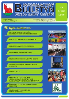 Biuletyn Informacyjny Urzędu Gminy w Terespolu R. 22 (2013) nr 2