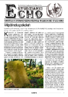 Echo Studzianki : kwartalnik Stowarzyszenia Rozwoju Miejscowości Studzianka R. 5 (2013) nr 2 (16)