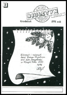 Biuletyn Informacyjny Urzędu Gminy w Terespolu R. 1 (1992) nr 3