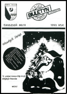 Biuletyn Informacyjny Urzędu Gminy w Terespolu R. 2 (1993) nr 11 (grudzień)