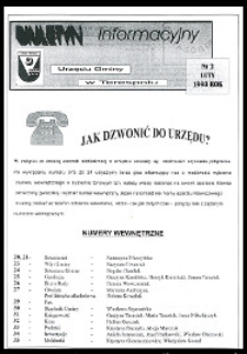 Biuletyn Informacyjny Urzędu Gminy w Terespolu R. 7 (1998) nr 2