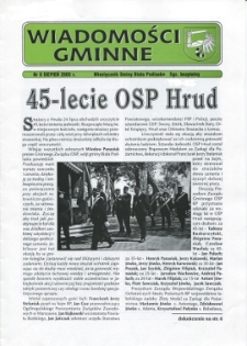 Wiadomości Gminne : miesięcznik gminy Biała Podlaska R. 7 (2005) nr 8
