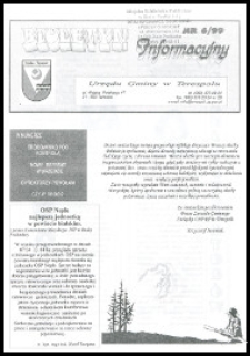 Biuletyn Informacyjny Urzędu Gminy w Terespolu R. 8 (1999) nr 6