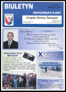 Biuletyn Informacyjny Urzędu Gminy w Terespolu R. 19 (2010) nr 1