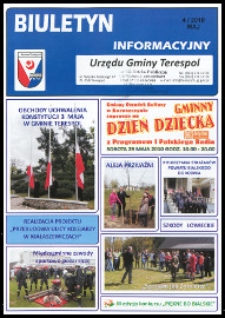 Biuletyn Informacyjny Urzędu Gminy w Terespolu R. 19 (2010) nr 4
