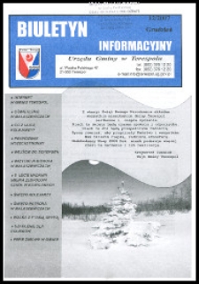 Biuletyn Informacyjny Urzędu Gminy w Terespolu R. 16 (2007) nr 12