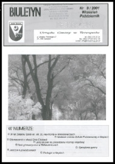 Biuletyn Informacyjny Urzędu Gminy w Terespolu R. 10 (2001) nr 9