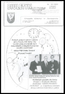 Biuletyn Informacyjny Urzędu Gminy w Terespolu R. 10 (2001) nr 10