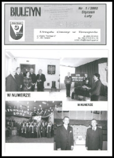 Biuletyn Informacyjny Urzędu Gminy w Terespolu R. 11 (2002) nr 1