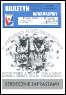 Biuletyn Informacyjny Urzędu Gminy w Terespolu R. 17 (2008) nr 5