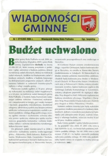 Wiadomości Gminne : miesięcznik gminy Biała Podlaska R. 8 (2006) nr1