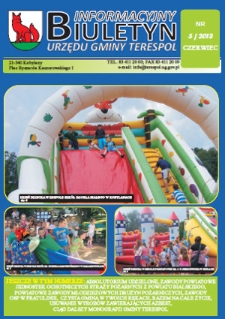 Biuletyn Informacyjny Urzędu Gminy w Terespolu R. 22 (2013) nr 5