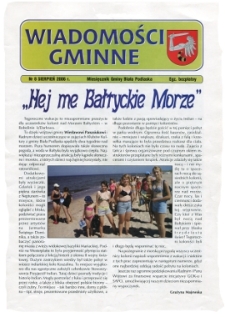 Wiadomości Gminne : miesięcznik gminy Biała Podlaska R. 8 (2006) nr 8