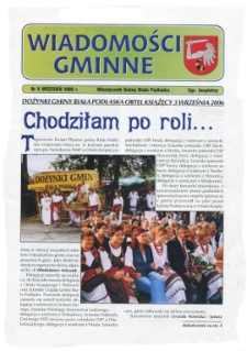 Wiadomości Gminne : miesięcznik gminy Biała Podlaska R. 8 (2006) nr 9