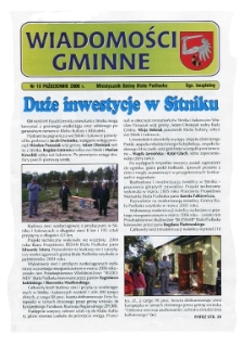 Wiadomości Gminne : miesięcznik gminy Biała Podlaska R. 8 (2006) nr 10