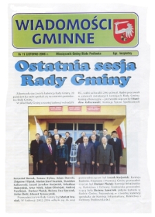 Wiadomości Gminne : miesięcznik gminy Biała Podlaska R. 8 (2006) nr 11