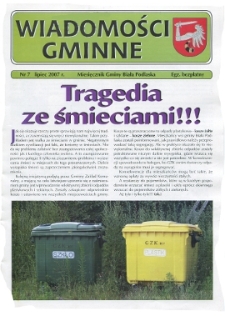 Wiadomości Gminne : miesięcznik gminy Biała Podlaska R. 9 (2007) nr 7