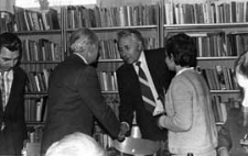 Spotkanie bibliotekarzy związane z odejściem na emeryturę Jerzego Kaczyńskiego -zastępcy dyr. Wojewódzkiej Biblioteki Publicznej w Białej Podlaskiej