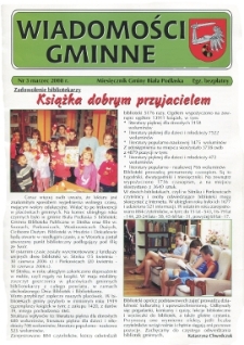 Wiadomości Gminne : miesięcznik gminy Biała Podlaska R. 10 (2008) nr 3