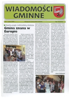 Wiadomości Gminne : miesięcznik gminy Biała Podlaska R. 10 (2008) nr 7