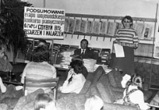 Podsumowanie etapu wojewódzkiego konkursu plastycznego "Gdybym był pisarzem i malarzem" 1984