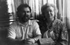 Pracownicy Działu Informacji Bibliografii i Wiedzy o Regionie z wizytą w Bibliotece Obwodowej w Brześciu (15-16.05.1990 r.)