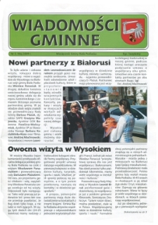 Wiadomości Gminne : miesięcznik gminy Biała Podlaska R. 11 (2009) nr 5