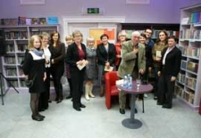 IV Bialski Festiwal Okołoliteracki "Trzymać się pióra" z Marianem Pilotem, 14 października 2012 r. [dokument ikonograficzny]