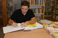 Przystanek odkrywanek : spotkania autorskie z Grzegorzem Kasdepke - Oddział dla Dzieci MBP w Białej Podlaskiej, 10.11.2009 r.