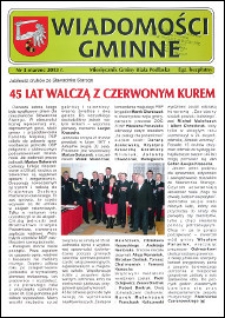 Wiadomości Gminne : miesięcznik gminy Biała Podlaska R. 15 (2013) nr 3