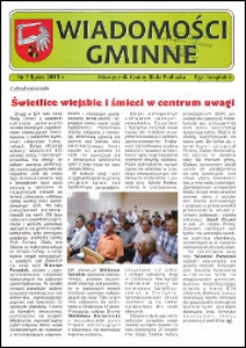 Wiadomości Gminne : miesięcznik gminy Biała Podlaska R. 15 (2013) nr 7