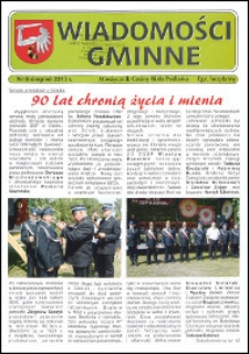 Wiadomości Gminne : miesięcznik gminy Biała Podlaska R. 15 (2013) nr 8