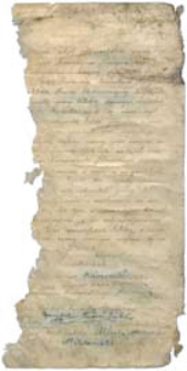 [List do potomnych z butelki odkopanej pod kopcem Marszałka Józefa Piłsudskiego w Mariampolu z 10 maja 1936 r.]