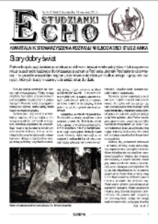 Echo Studzianki : kwartalnik Stowarzyszenia Rozwoju Miejscowości Studzianka R. 5 (2013) nr 3 (17)