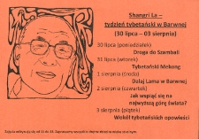 Plakat : Shangri La - tydzień rosyjski w Barwnej (30 lipca-03 sierpnia), 2012 r.