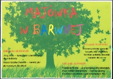 Plakat : Majówka w Barwnej, 2-4.05.2013 r.