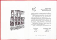 Życzenia okolicznościowe: [Inc.:] W imieniu dyrekcji i pracowników Wojewódzkiej Biblioteki Publicznej im. Hieronima Łopacińskiego oraz Zarządu Okręgu Stowarzyszenia Bibliotekarzy Polskich gratulujemy jubileuszu 70-lecia działalności Bialskiej Książnicy [...]