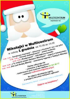 Plakat : Mikołajki w Multicentrum, 2012
