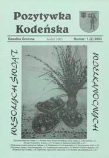 Pozytywka Kodeńska : gazetka gminna 2003 nr 1