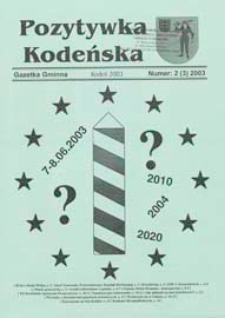 Pozytywka Kodeńska : gazetka gminna 2003 nr 2