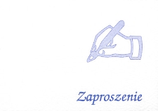 Zaproszenie : [Inc.:] Miejska Biblioteka Publiczna w Białej Podlaskiej i Regionalny Ośrodek Kultury w Białej Podlaskiej zapraszają na otwarcie wystawy "Świat wrażeń i przygód" - duńska literatura dla dzieci, 3.11.1999 r.