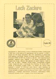 Druk pamiątkowy : [Spotkanie z Lechem Zaciurą w Filii nr 6 MBP w Białej Podlaskiej], 12.11.2011 r.