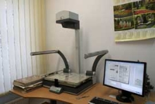 Pierwsze pomieszczenie Pracowni Digitalizacji Zbiorów Miejskiej Biblioteki Publicznej w Białej Podlaskiej, listopad 2009