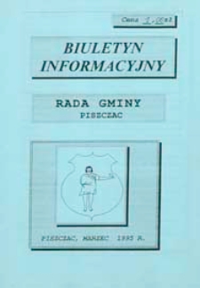Biuletyn Informacyjny : Rada Gminy Piszczac (1995) marzec