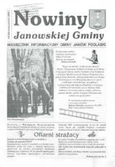 Nowiny Janowskiej Gminy : miesięcznik informacyjny Gminy Janów Podlaski R. 3 (2002) nr 4/5 (22)