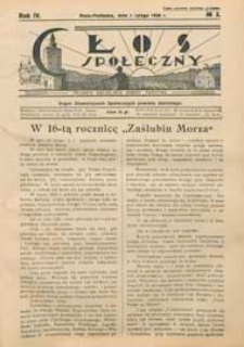 Głos Społeczny R. 4 (1936) nr 3