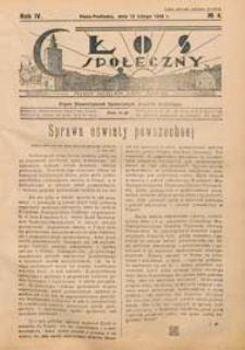 Głos Społeczny R. 4 (1936) nr 4