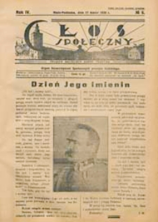 Głos Społeczny R. 4 (1936) nr 6