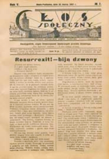 Głos Społeczny R. 5 (1937) nr 7